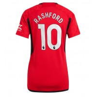 Manchester United Marcus Rashford #10 Domaci Dres za Ženska 2023-24 Kratak Rukav